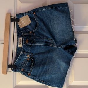 Madewell midrise jean shorts